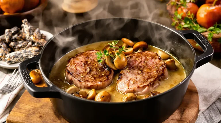 Filet mignon aux champignons et moutarde : fondant, crémeux et prêt en seulement 30 minutes Filet mignon aux champignons et moutarde : fondant, crémeux et prêt en seulement 30 minutes