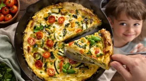 « Je la sers du petit-déj au dîner » : cette recette italienne moelleuse aux légumes plaît à toute la famille