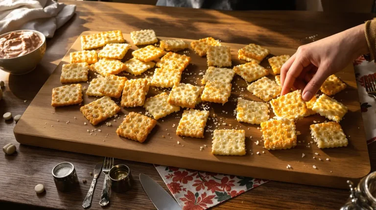 « Je les prépare en 10 minutes pour l'apéro » : mes crackers maison croustillants au fromage et graines dorées, bien plus savoureux que les industriels « Je les prépare en 10 minutes pour l'apéro » : mes crackers maison croustillants au fromage et graines dorées, bien plus savoureux que les industriels