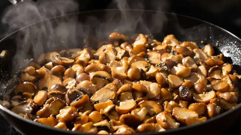 Le chef Etchebest révèle sa méthode pour cuire les champignons et fixer leur jus pour un effet caramélisé Le chef Etchebest révèle sa méthode pour cuire les champignons et fixer leur jus pour un effet caramélisé