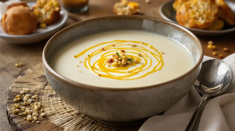 « Une de mes soupes préférées » : mon velouté blanc fondant, plein de goût et vraiment bon pour la santé « Une de mes soupes préférées » : mon velouté blanc fondant, plein de goût et vraiment bon pour la santé
