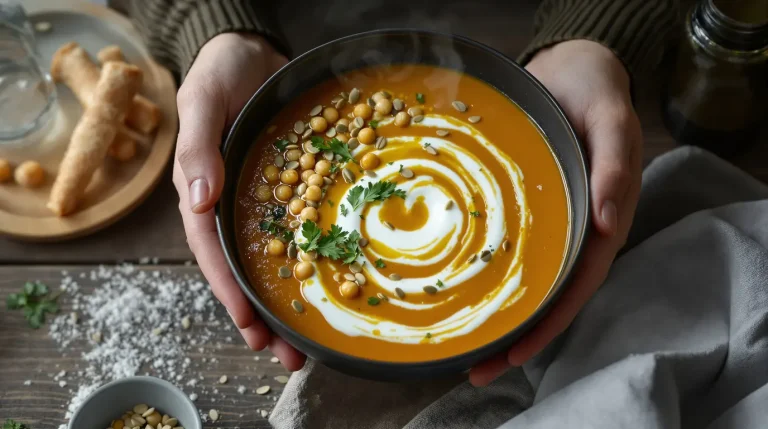 Velouté pois chiches-carottes au cumin : mon dîner complet et healthy pour les soirs de flemme Velouté pois chiches-carottes au cumin : mon dîner complet et healthy pour les soirs de flemme