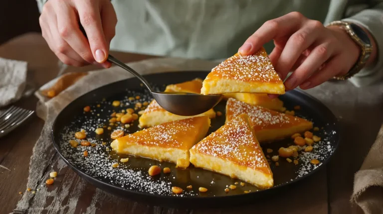 Volutes dorées prêtes en un éclair : triangles amande-noisette croustillants pour l’iftar au miel parfumé Volutes dorées prêtes en un éclair : triangles amande-noisette croustillants pour l’iftar au miel parfumé